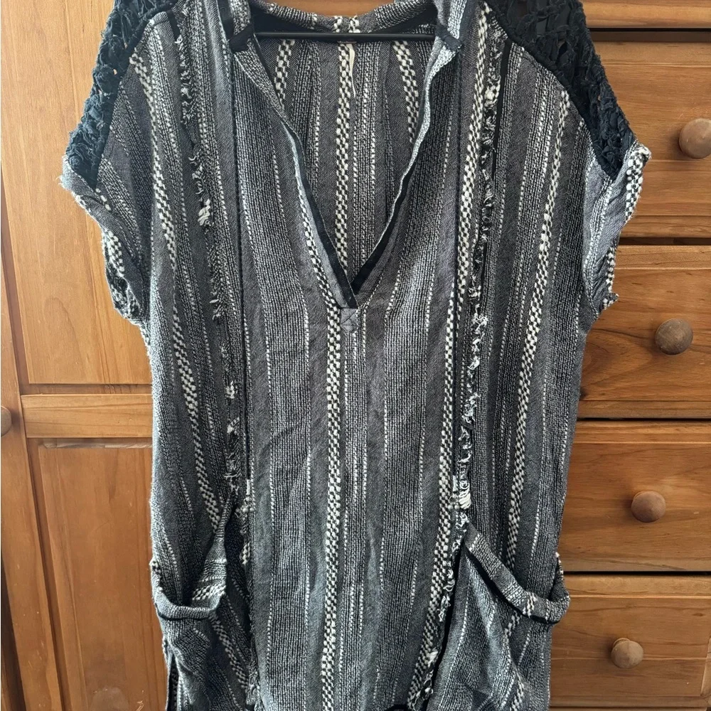 Free People Forever Yours Knit Tunic Top - Picture 2 of 7